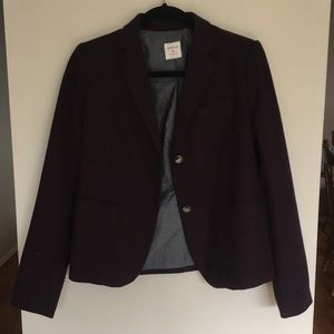 Gap Burgundy Tweed Blazer
